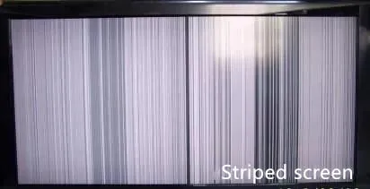 Striped screen