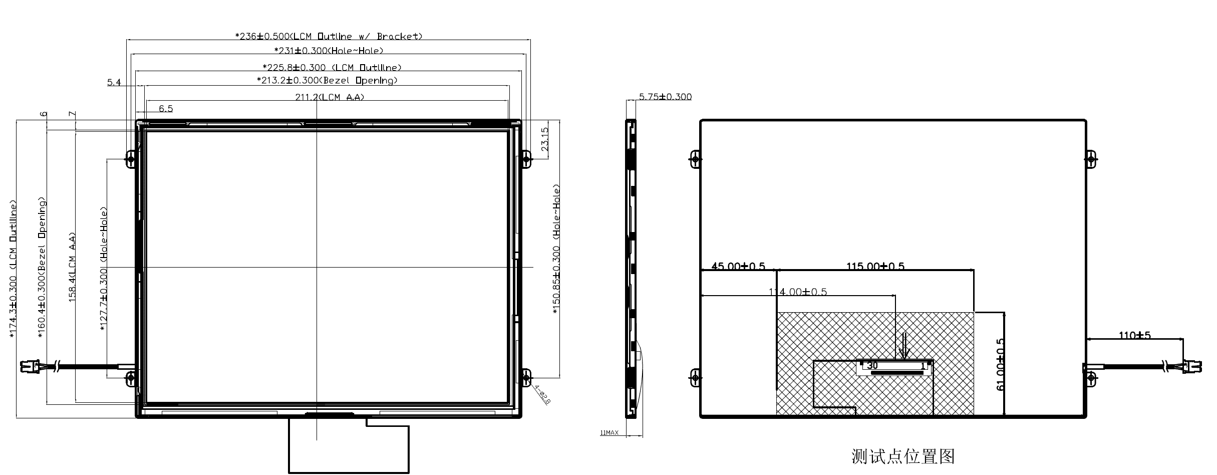 Premium lvds display modules for industrial commercial
